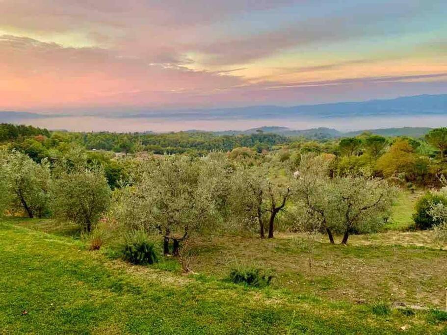Vesper - Casale Con Piscina - Ad Galli Cantum Città della Pieve Exterior foto