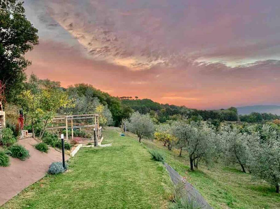 Vesper - Casale Con Piscina - Ad Galli Cantum Città della Pieve Exterior foto