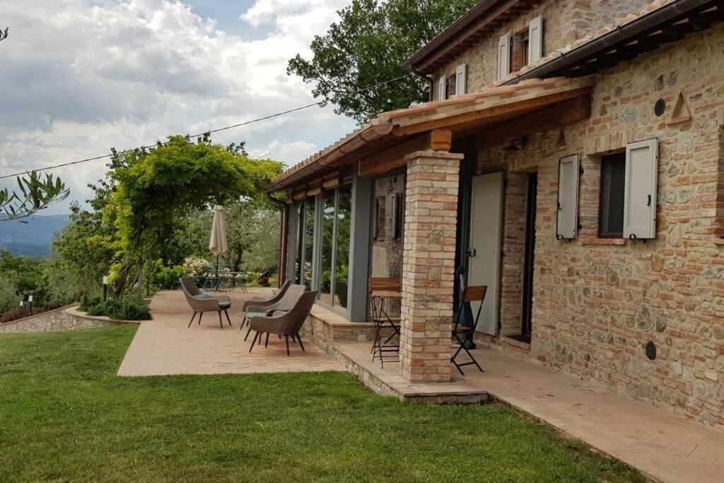 Vesper - Casale Con Piscina - Ad Galli Cantum Città della Pieve Exterior foto